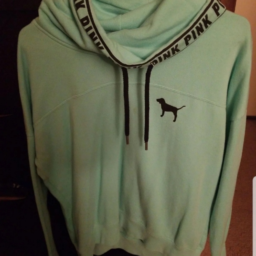vs pink cowl neck